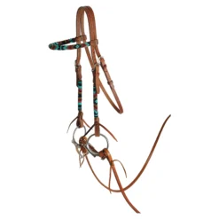 Double S Beaded Browband Headstall -Schneiders Shop 42529 alt g