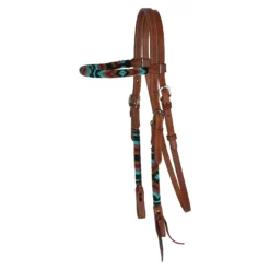 Double S Beaded Browband Headstall -Schneiders Shop 42529 black