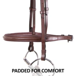 Pinnacle Pro Series Hunter Classic Bridle W/XL Reins -Schneiders Shop 42812 feature b overlay