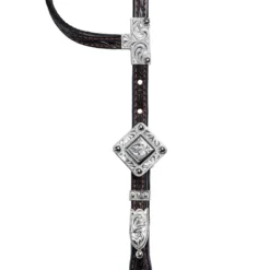 Billy Royal Studded Diamond Tooled Two Ear Headstall 22 Billy Royal Studded Diamond Tooled Two Ear Headstall -Schneiders Shop 43173 alt b