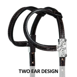 Billy Royal Studded Diamond Tooled Two Ear Headstall 18 Billy Royal Studded Diamond Tooled Two Ear Headstall -Schneiders Shop 43173 feature d overlay