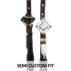 Billy Royal Studded Diamond Tooled Two Ear Headstall 19 Billy Royal Studded Diamond Tooled Two Ear Headstall -Schneiders Shop 43173 feature e overlay