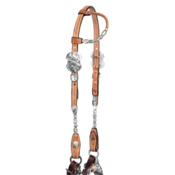 Billy Royal Mckenzie One Ear Show Headstall -Schneiders Shop 43176 alt a