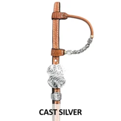 Billy Royal Mckenzie One Ear Show Headstall -Schneiders Shop 43176 feature b overlay