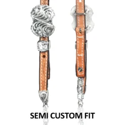 Billy Royal Mckenzie One Ear Show Headstall -Schneiders Shop 43176 feature f overlay