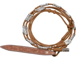 Billy Royal® Silver Plate Rectangle Ferrule Romel Reins 28oz -Schneiders Shop 43227 lightoil