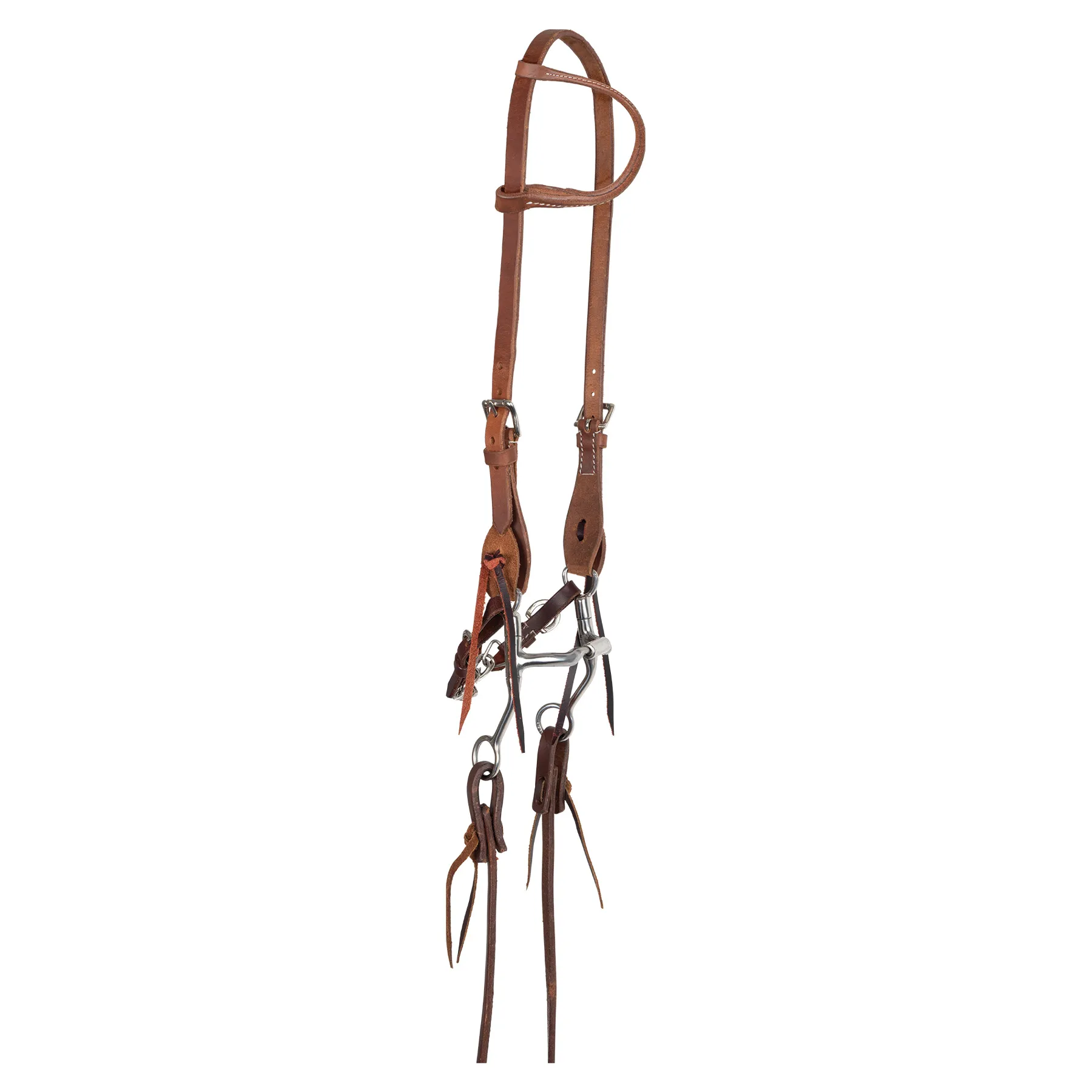 Double S Pineapple Knot One Ear Headstall 4 Double S Pineapple Knot One Ear Headstall - Image 2