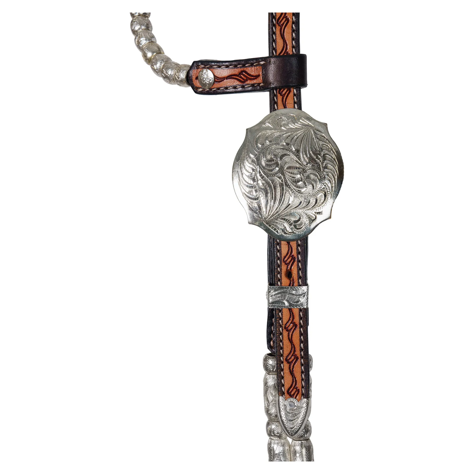 Double S Two Ear Wave Western Show Headstall 4 Double S Two Ear Wave Western Show Headstall - Image 2