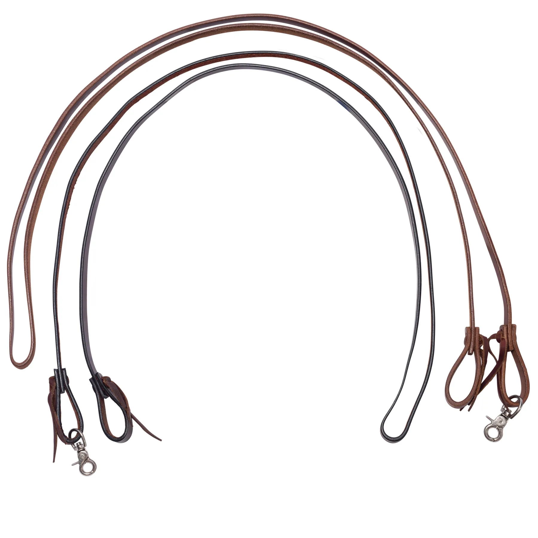 Double S Harness Leather Roping Rein 4 Double S Harness Leather Roping Rein - Image 2
