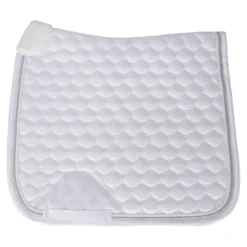 Schneiders Satin Dressage Saddle Pad With Fleece 23 Schneiders Satin Dressage Saddle Pad With Fleece -Schneiders Shop 44625 white
