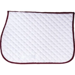 Dura-Tech® White All Purpose Horse Saddle Pad -Schneiders Shop 44744 whitemerlot
