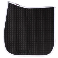 Dura-Tech® Standard Dressage Pad With Color Binding -Schneiders Shop 44806 blackwhite
