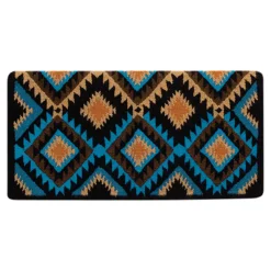 Mayatex® Cactus Flower Western Saddle Blanket 10 Mayatex® Cactus Flower Western Saddle Blanket -Schneiders Shop 44820 bluetan