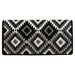 Mayatex® Cactus Flower Western Saddle Blanket 11 Mayatex® Cactus Flower Western Saddle Blanket -Schneiders Shop 44820 grayblack