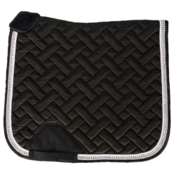 Schneiders Satin Dressage Pad With Bling -Schneiders Shop 44838 black