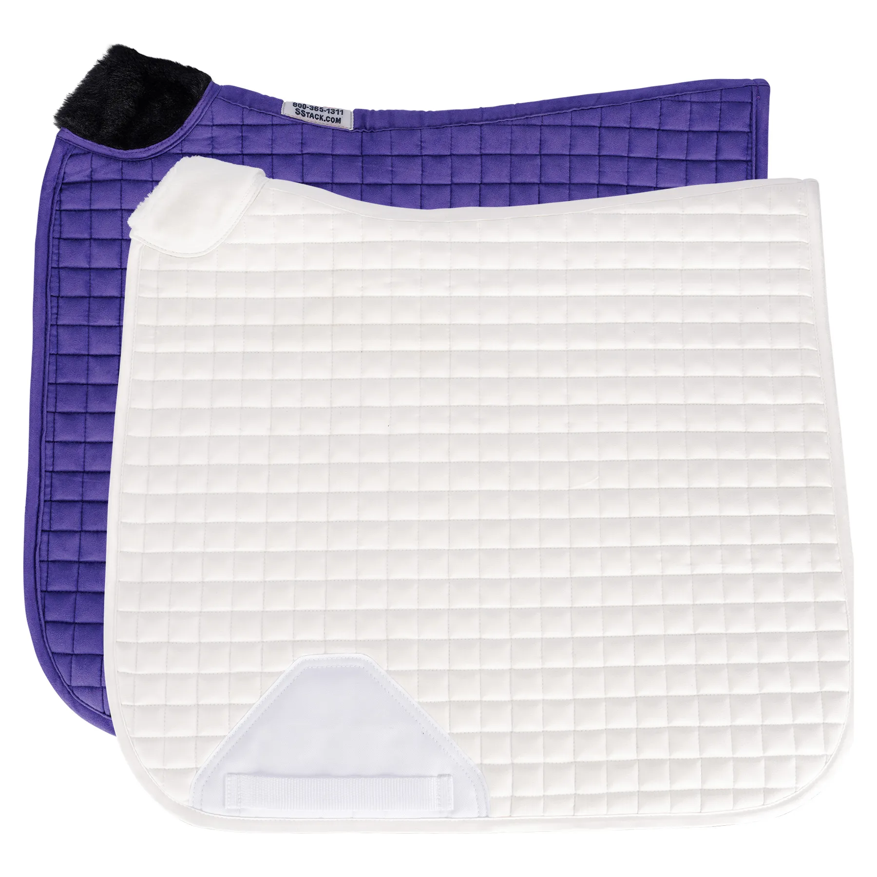 Dura-Tech® Suede Top Contoured Dressage Pad With Fleece 3 Dura-Tech® Suede Top Contoured Dressage Pad With Fleece
