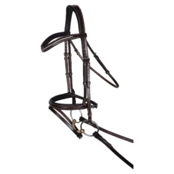 Schneiders® Monocrown Flash Bridle With Crystal Swoop Browband 24 Schneiders® Monocrown Flash Bridle With Crystal Swoop Browband -Schneiders Shop 44900 havana