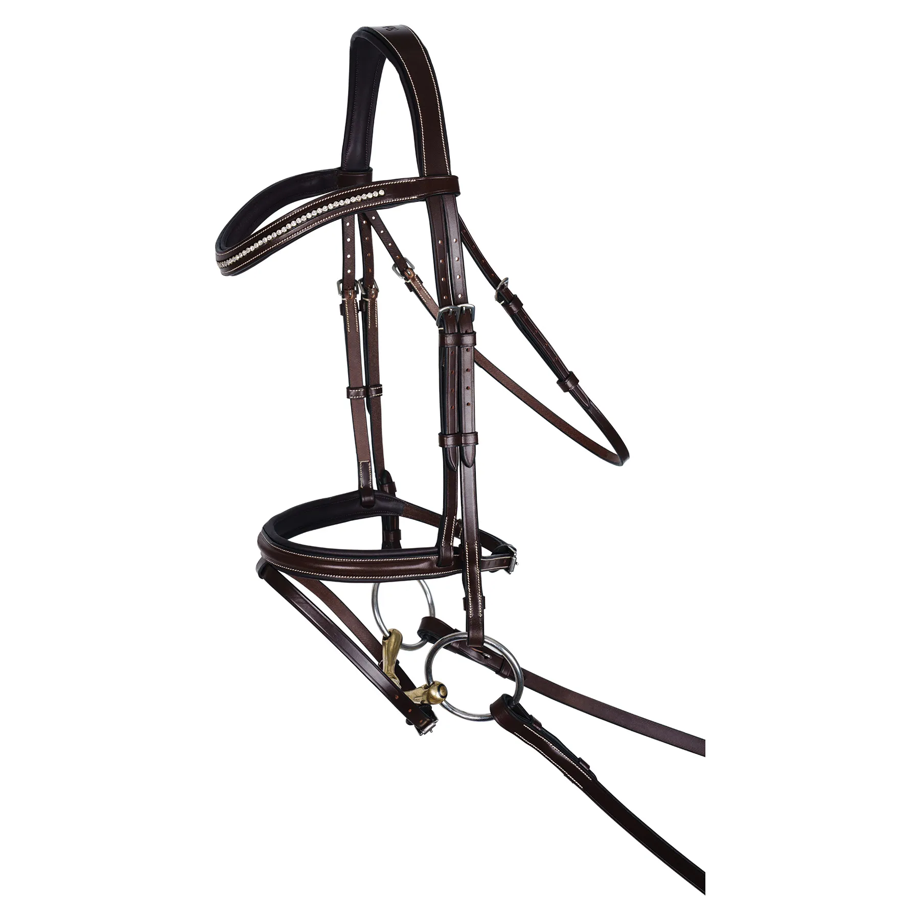 Schneiders® Monocrown Flash Bridle With Crystal Swoop Browband 12 Schneiders® Monocrown Flash Bridle With Crystal Swoop Browband - Image 10