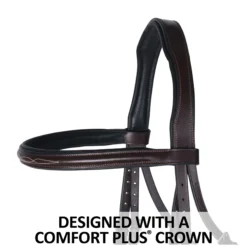 Schneiders® Raised Fancy Stitch Hunter Bridle With Black Padding -Schneiders Shop 45311 feature b overlay