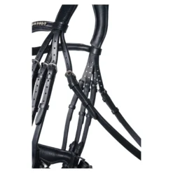 Schneiders® Ergonomic Monocrown Dressage Double Bridle With Crank Noseband -Schneiders Shop 45372 alt d