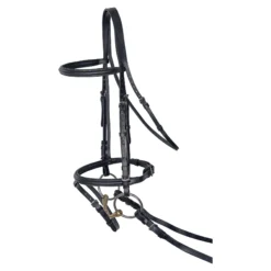Schneiders® Traditional Padded Flash Noseband Bridle -Schneiders Shop 45413 black