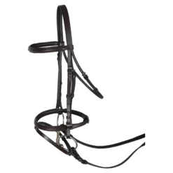 Schneiders® Traditional Padded Flash Noseband Bridle -Schneiders Shop 45413 havana